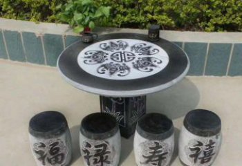 金华传统工艺福禄寿喜雕塑