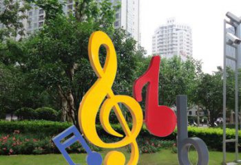 金华不锈钢音符雕塑-引领您的心情旋律