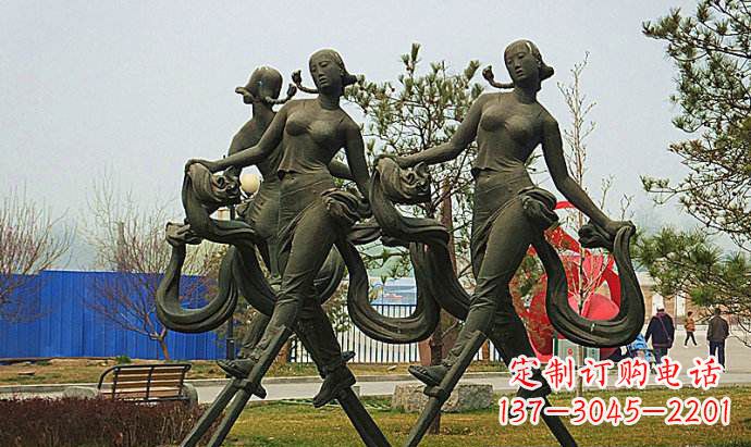 金华中领雕塑精美女孩雕塑