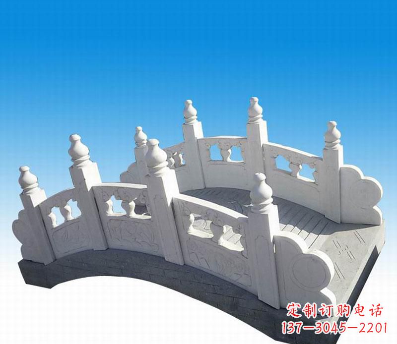 金华公园草白玉拱桥石雕