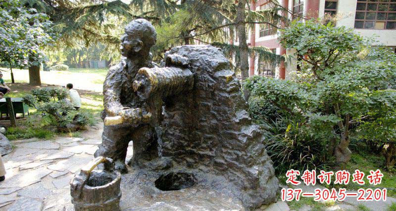 金华春洋定制铜雕男孩雕塑