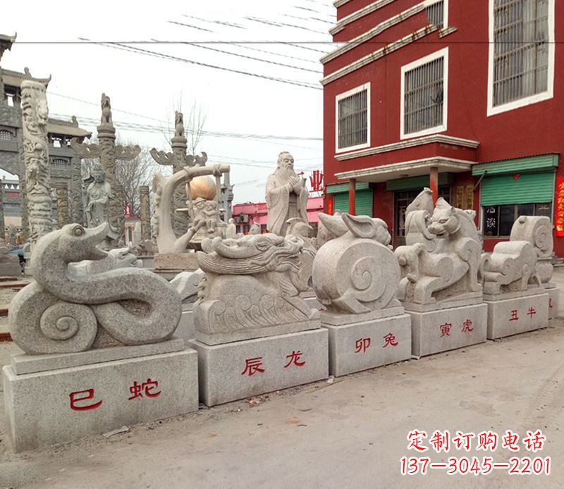 金华产品名称公园动物大理石雕塑