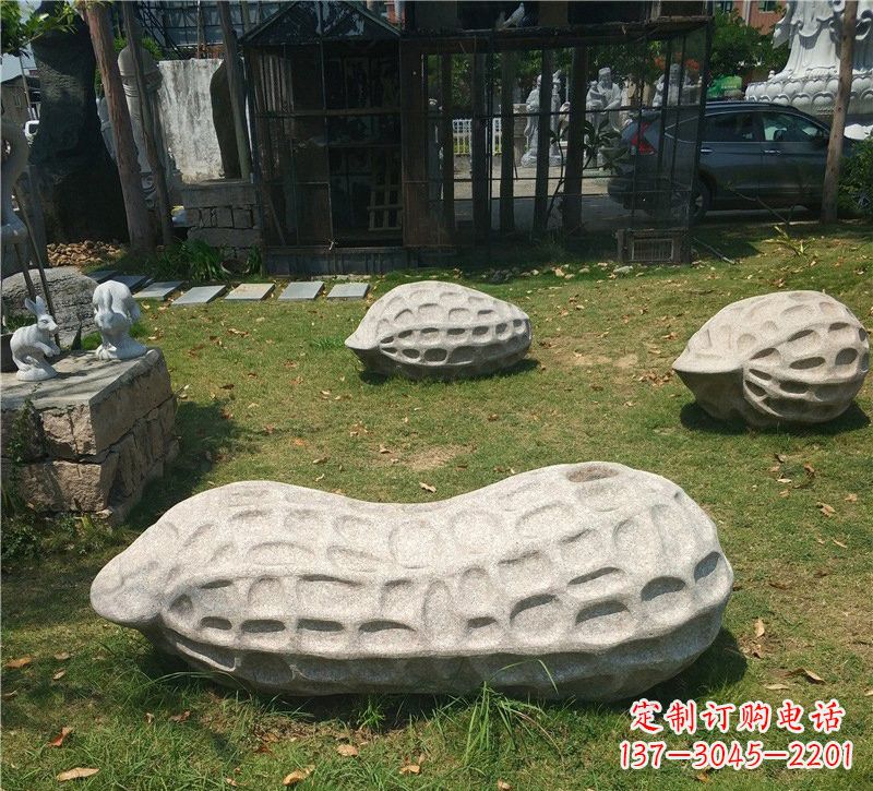 金华精美大理石花生雕塑