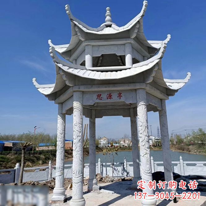 金华公园大理石凉亭
