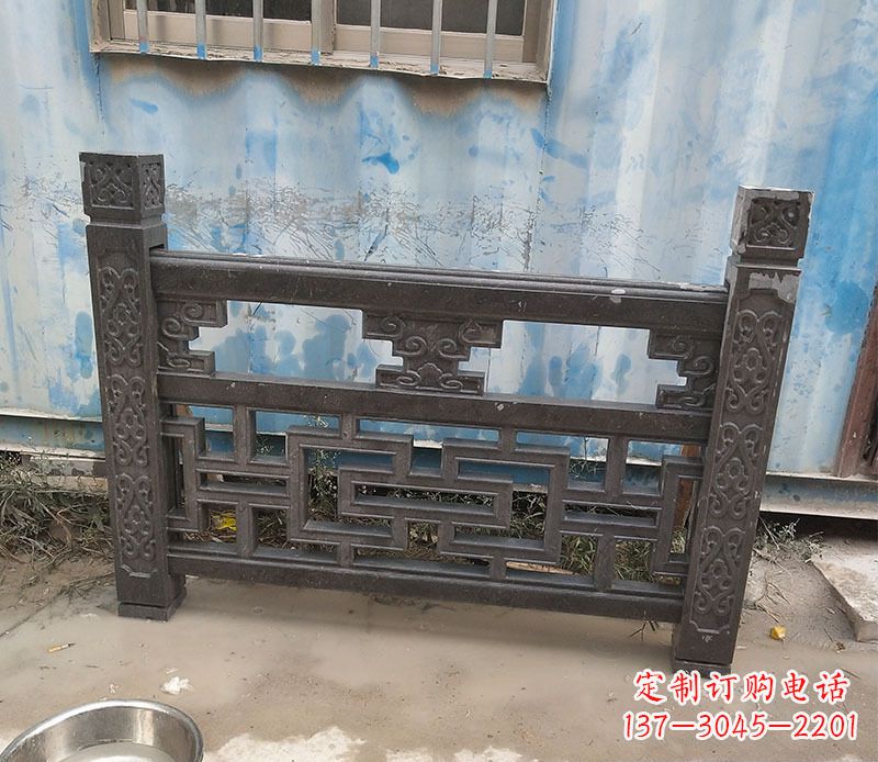 金华集乐馆大理石栏板雕塑