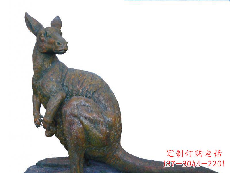 金华精致工艺铜袋鼠雕塑