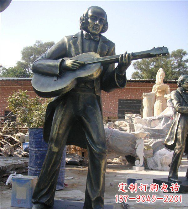 金华高端精致吉他雕塑