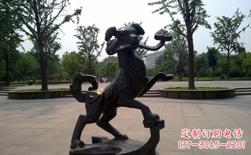 金华中领雕塑狗动物铜雕