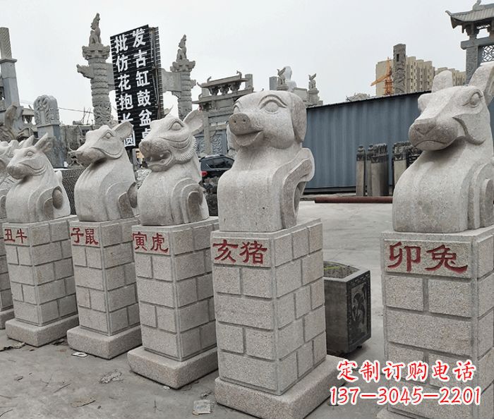 金华动物石雕,精美而精致