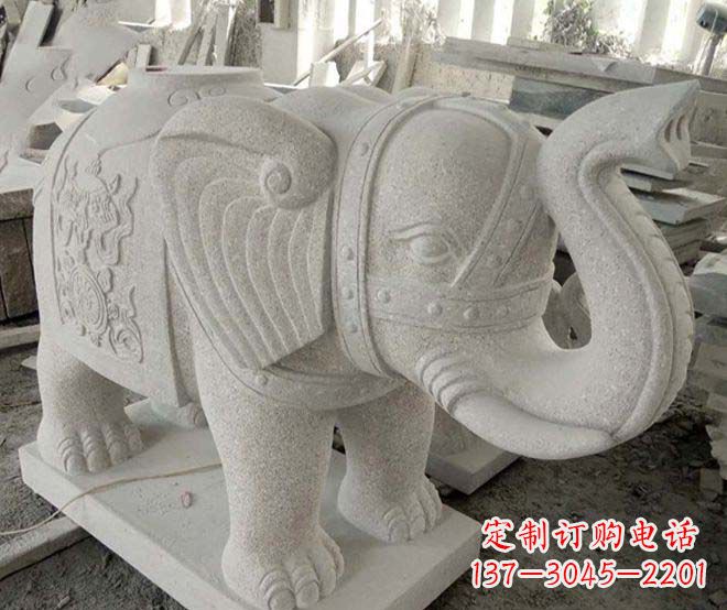 金华令人惊叹的大象石雕