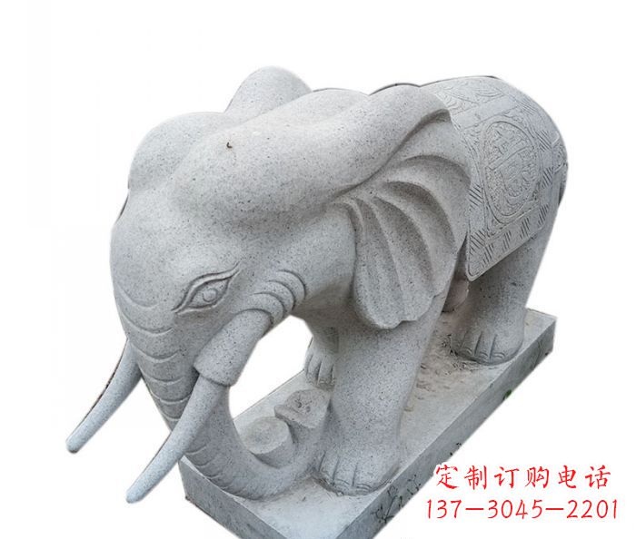 金华精美绝伦的大象大理石雕塑