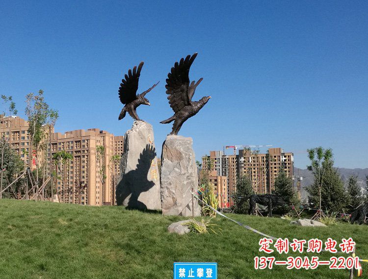 金华全新设计的精致老鹰雕塑