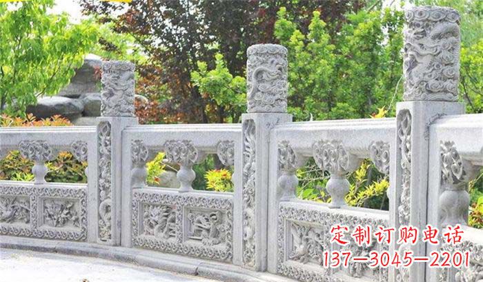 金华公园仿古石栏板雕塑