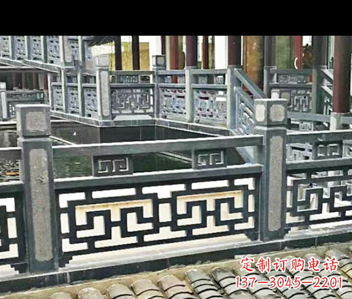 金华中领雕塑精致仿古石栏板