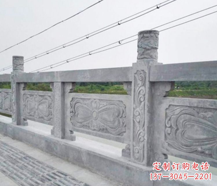 金华公园仿古石栏板景观石雕 (5)