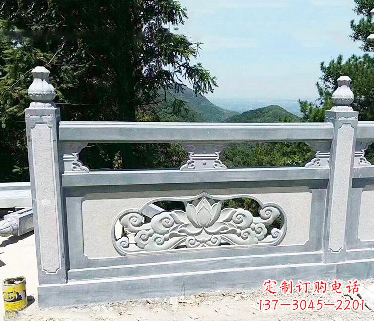 金华公园仿古石栏板景观石雕 (8)