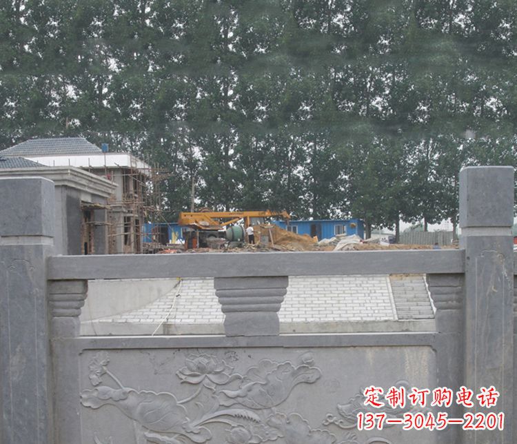 金华公园仿古石栏板景观石雕 (9)