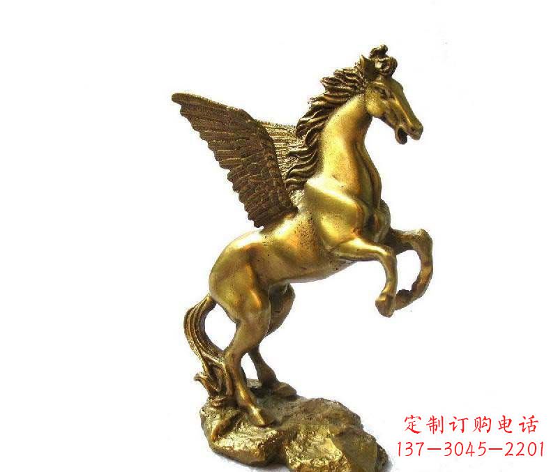 金华公园飞马动物铜雕