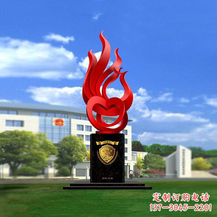 金华精致凤凰不锈钢雕塑