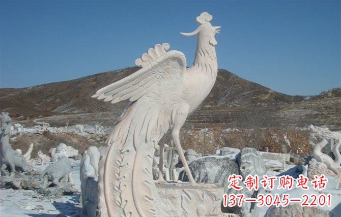 金华精美大型凤凰石雕