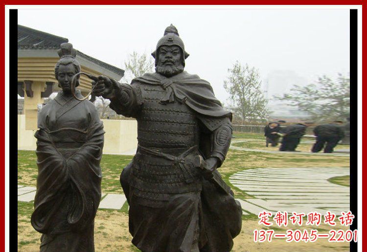 金华灵巧雄姿,威武将军铜雕塑