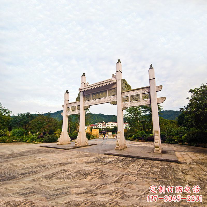 金华精美石牌坊雕塑