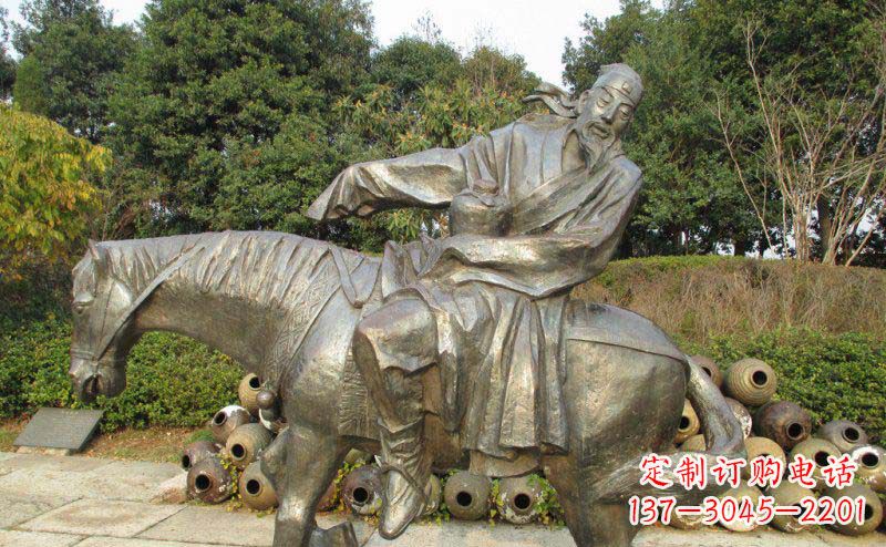 金华动态骑马雕塑