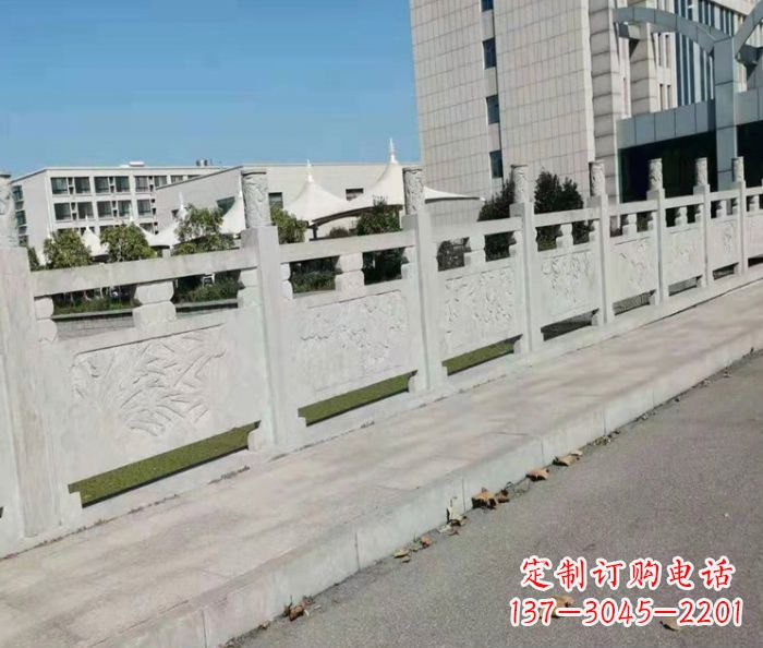 金华精美大理石浮雕栏板