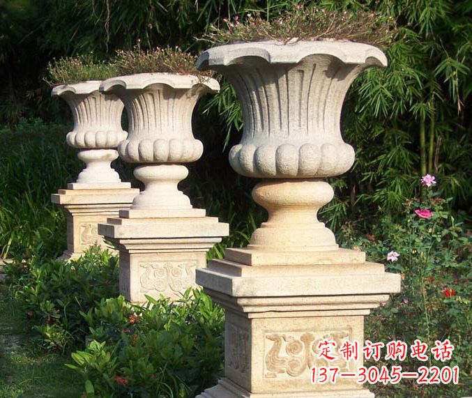 金华高质量大理石花盆石雕