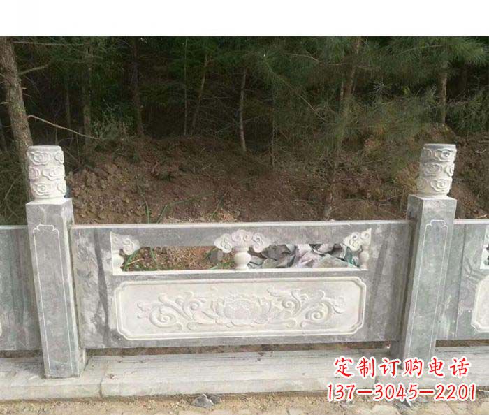 金华大理石栏板石雕艺术品