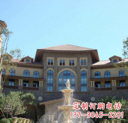 金华定制欧式古典喷泉大理石雕塑