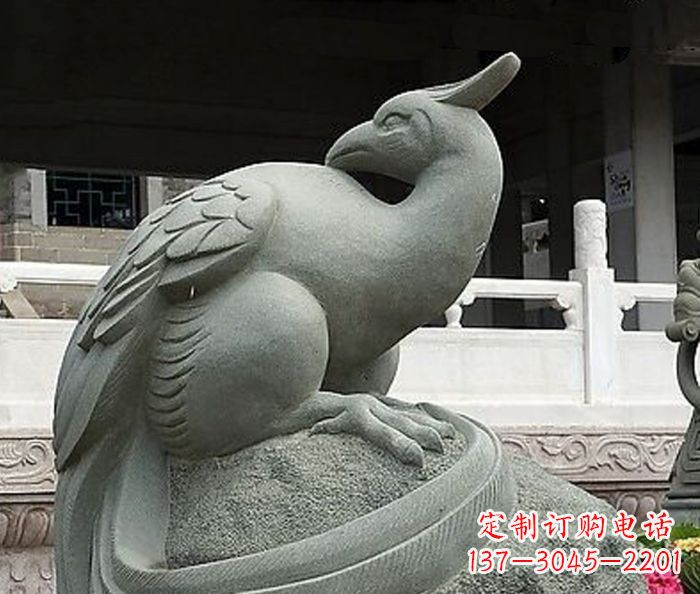 金华公园景观凤凰石雕