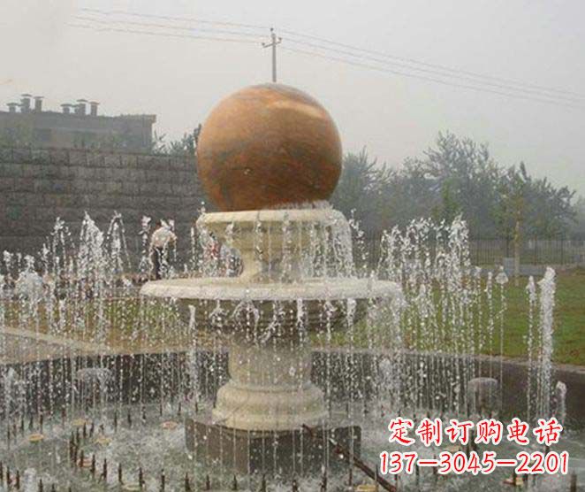 金华公园景观风水球喷泉石雕