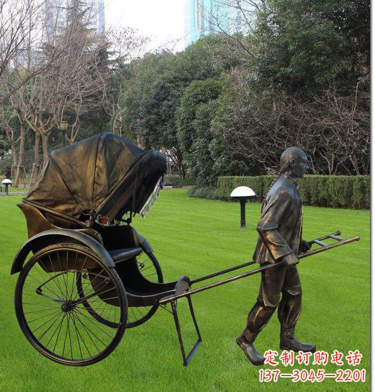 金华艺术纪念·传统文化·黄包车雕塑