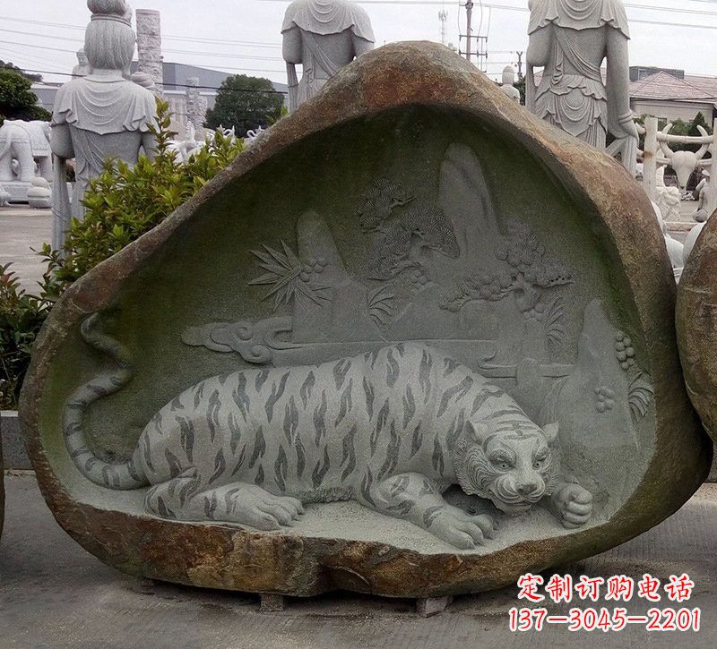 金华公园老虎石雕