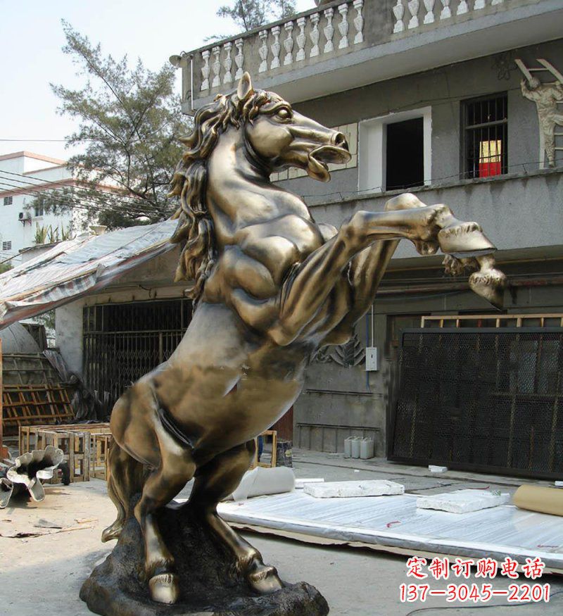 金华公园动物铜雕