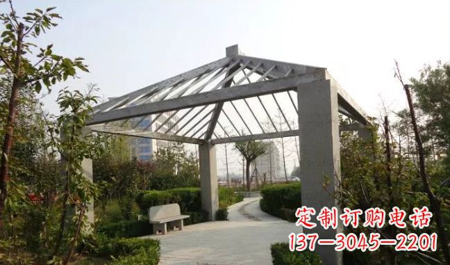 金华精美不锈钢凉亭雕塑