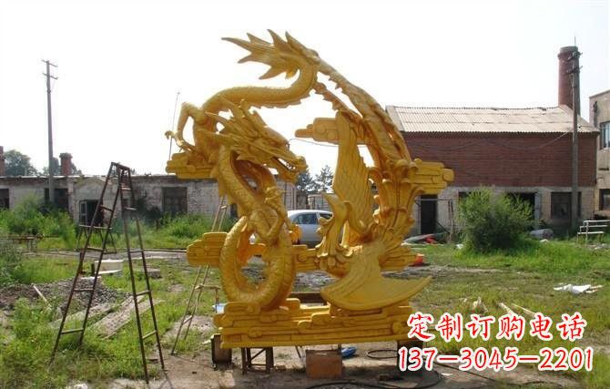 金华产品名称“象征吉祥,唤醒美好——中领雕塑铜雕龙凤呈祥”