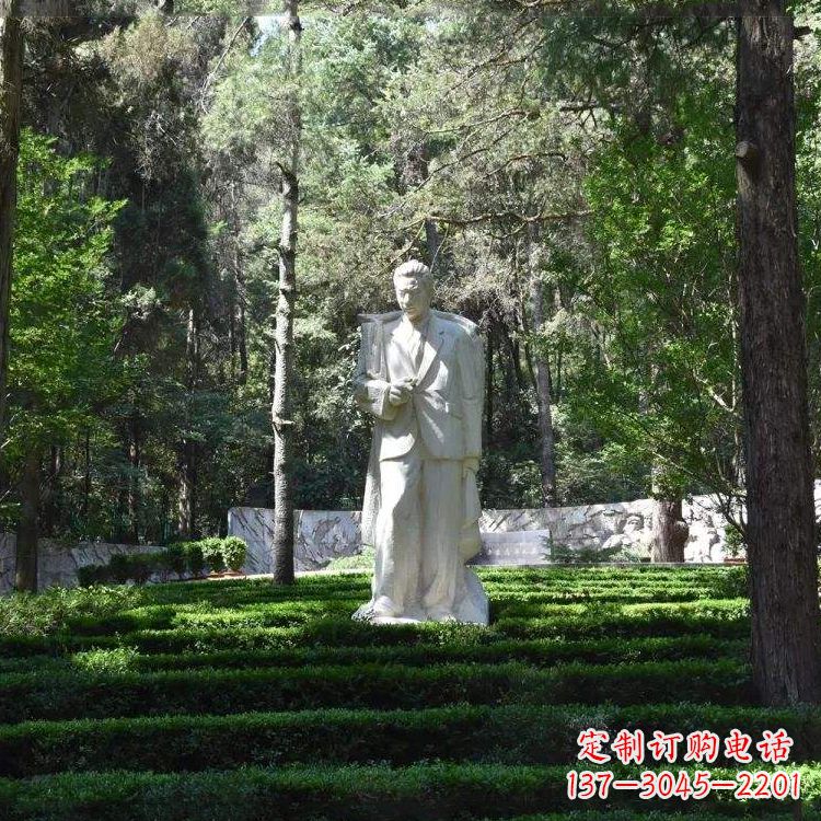 金华聂耳汉白玉石雕塑,追随伟大作曲家的足迹