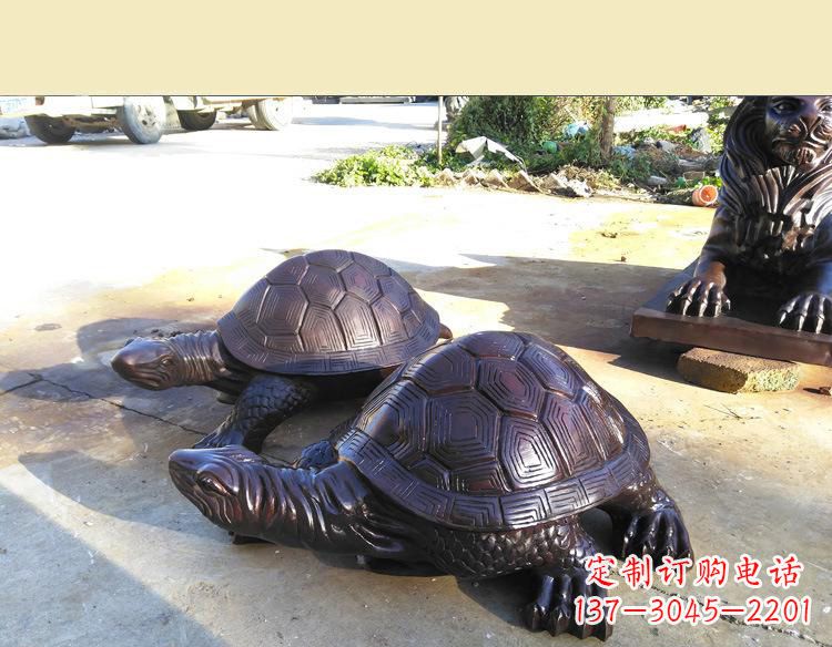 金华温情乌龟铜雕