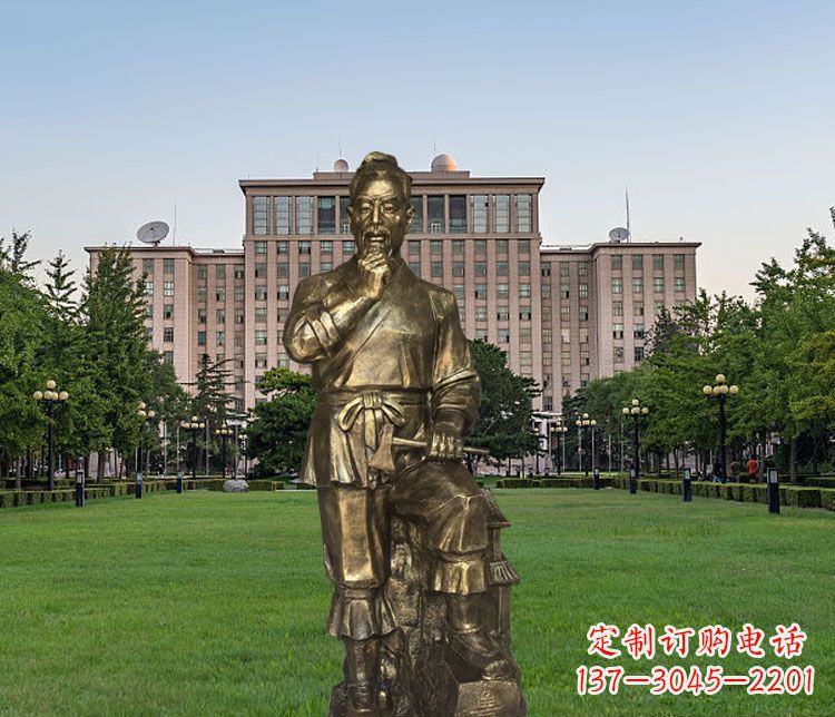 金华传承古代精湛工艺,精美细腻的鲁班雕塑