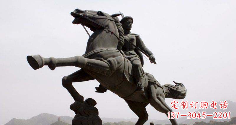 金华西方风格骑马雕塑