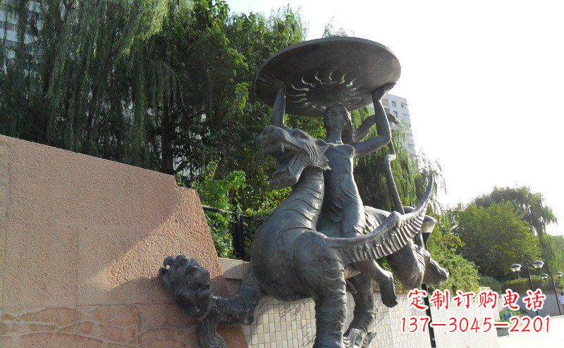 金华中领雕塑飞龙铜雕