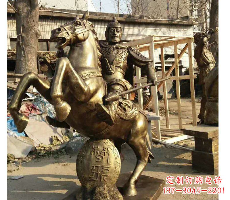 金华高雅骑马雕塑