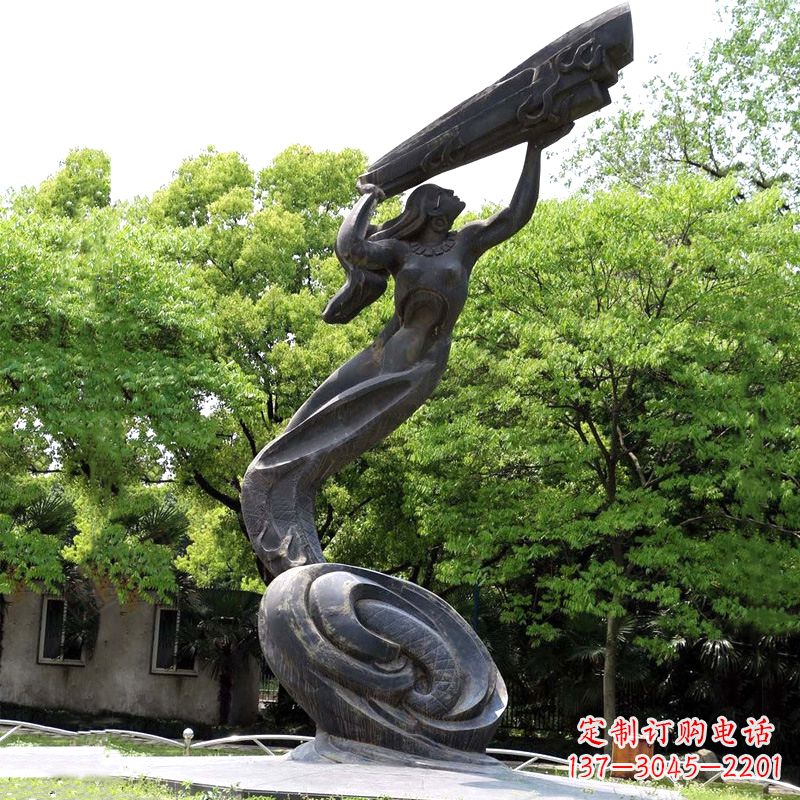 金华精致精美的女娲补天雕塑