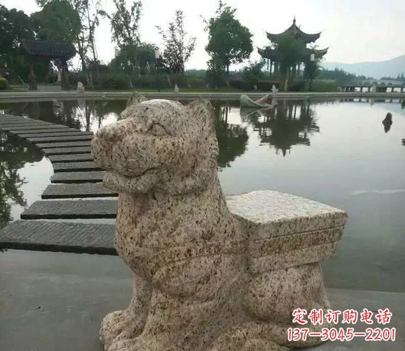 金华中领雕塑—十二生肖石虎雕塑
