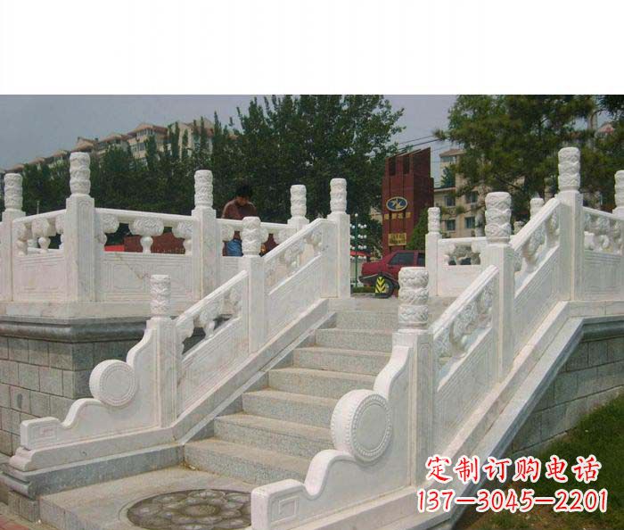 金华公园石栏板大理石雕塑