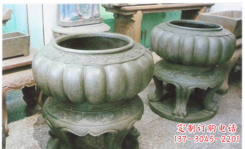 金华公园水缸景观铜雕