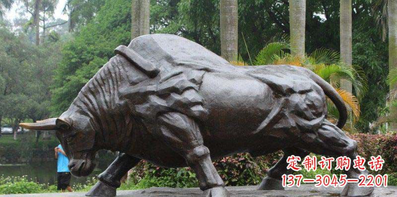 金华拓荒牛精美铜雕