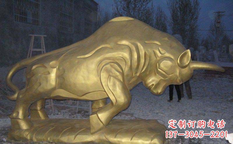 金华拓荒牛铜雕—瑰丽壮观的动物雕塑